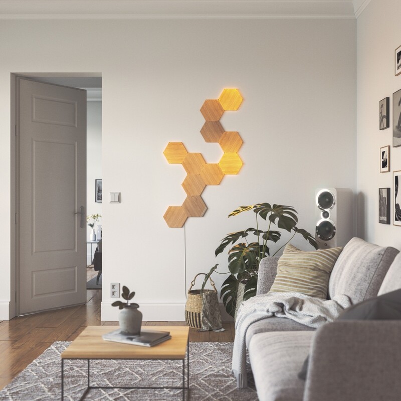 Дополнительные панели Nanoleaf Elements - Hexagons Expansion Pack Apple HomeKit, 3 шт. (NL52-E-0001HB-3PK)