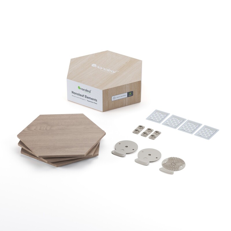 Дополнительные панели Nanoleaf Elements - Hexagons Expansion Pack Apple HomeKit, 3 шт. (NL52-E-0001HB-3PK)