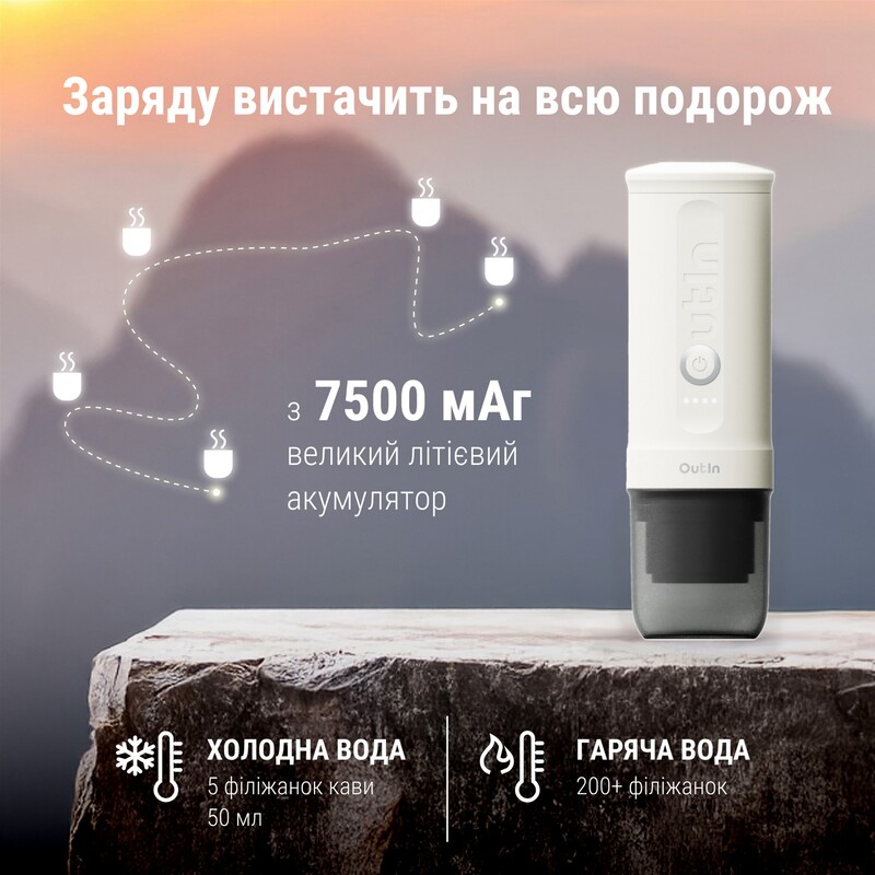 Кофеварка Outin Otem 01 (OTEM-01-PW)