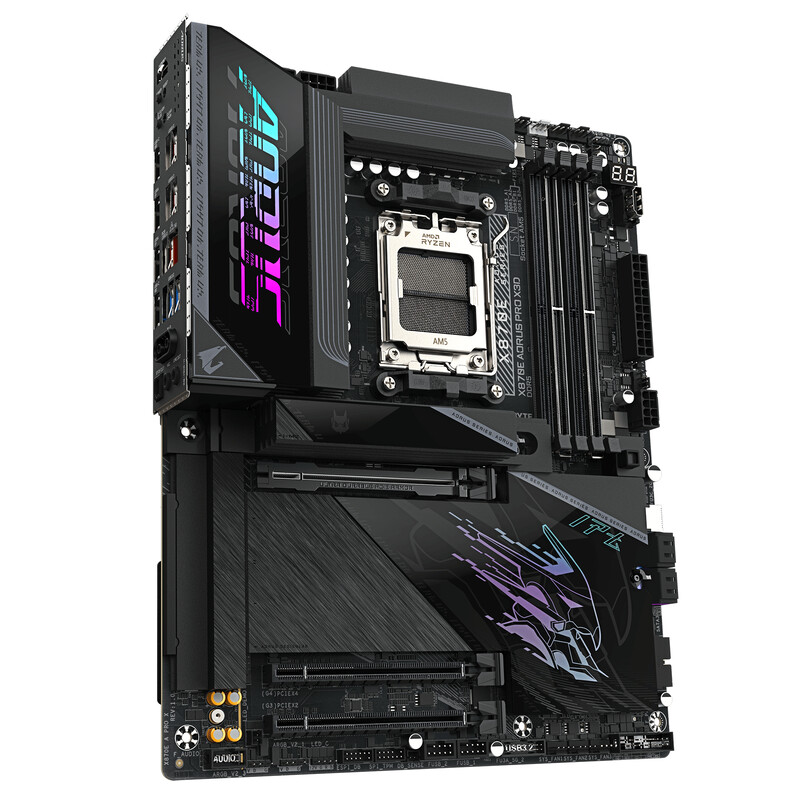 Материнская плата Gigabyte X870E Aorus Pro X3D Socket AM5