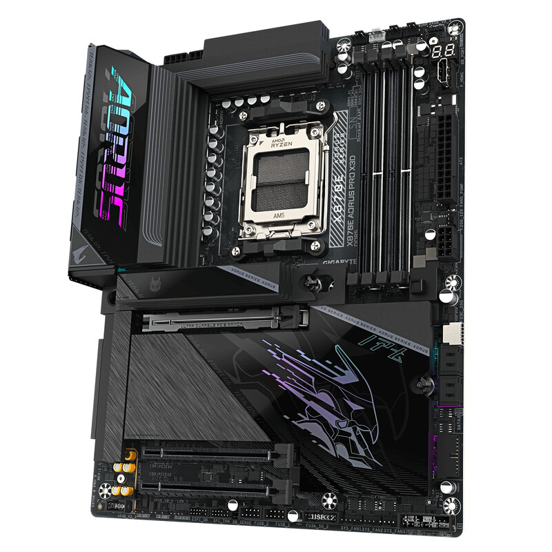 Материнская плата Gigabyte X870E Aorus Pro X3D Socket AM5