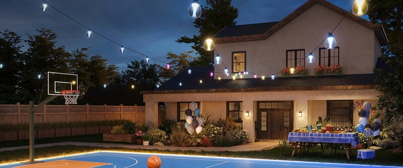 Гірлянда Smart LED Govee H7025 Outdoor Clear Bulb String Lights 15м (H7025CB1)