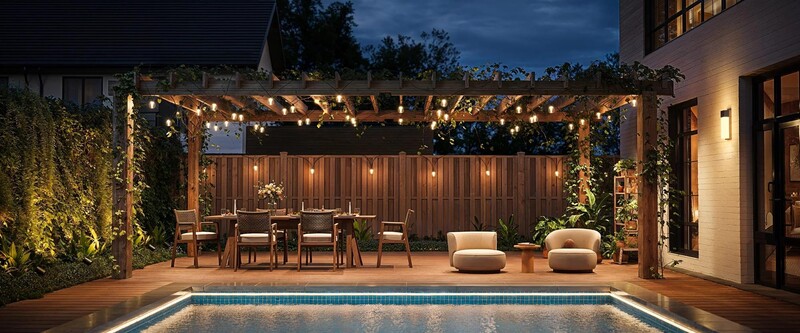 Гірлянда Smart LED Govee H7025 Outdoor Clear Bulb String Lights 15м (H7025CB1)