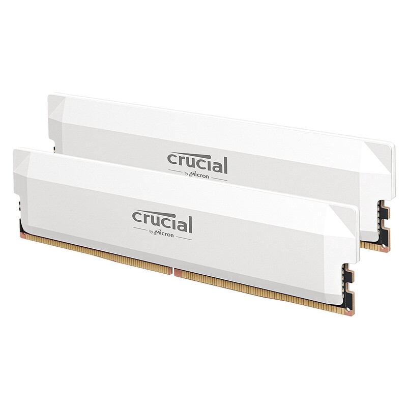 Модуль памяти DDR5 2x32GB/6000 Crucial Pro Overclocking White (CP2K32G60C40U5W)