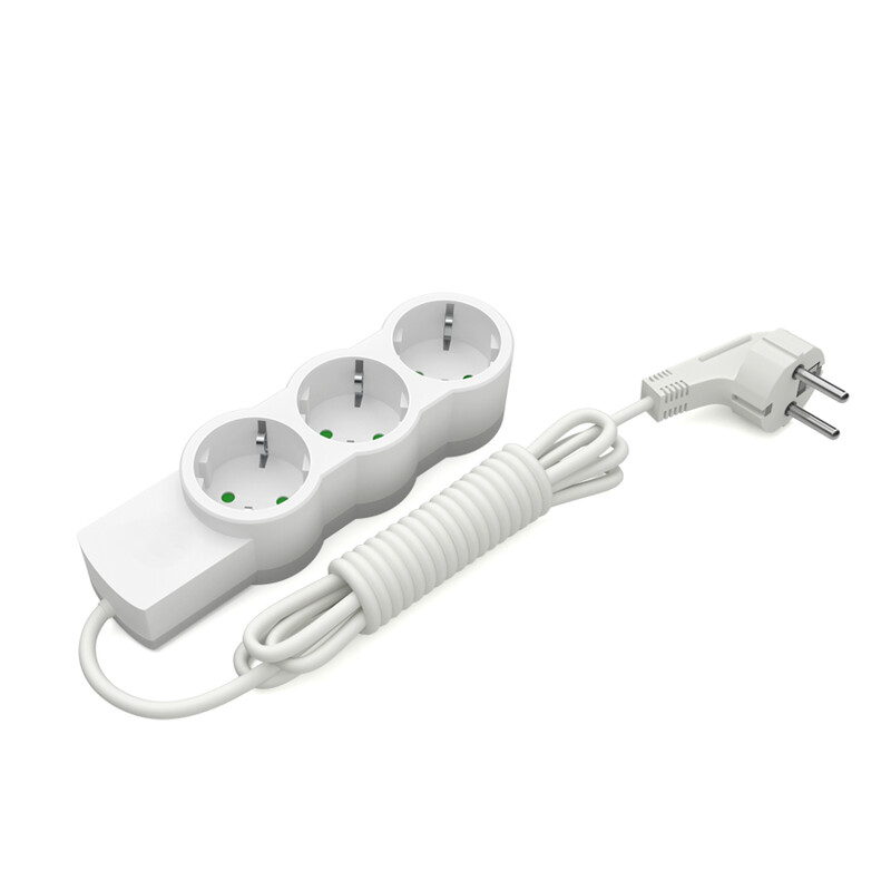 Удлинитель блочный (PP) Electrum 3 розетки 3м с заземлением C-ES-1540