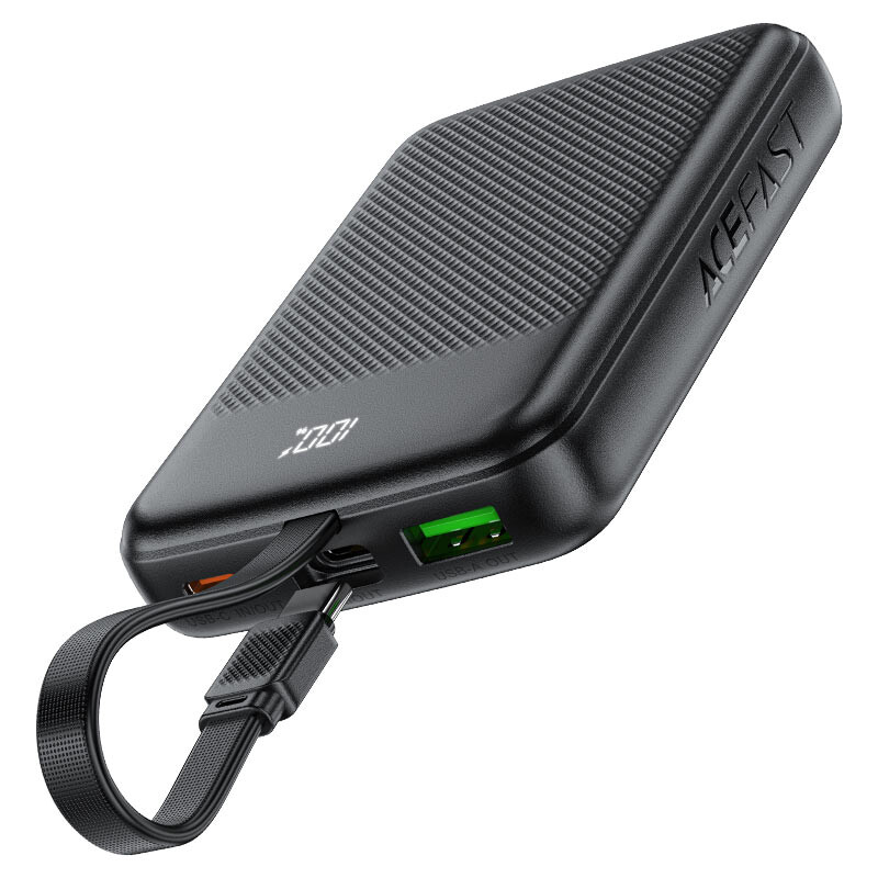 Універсальна мобільна батарея Acefast M13 10000mAh 22.5W Black (6974316283959)