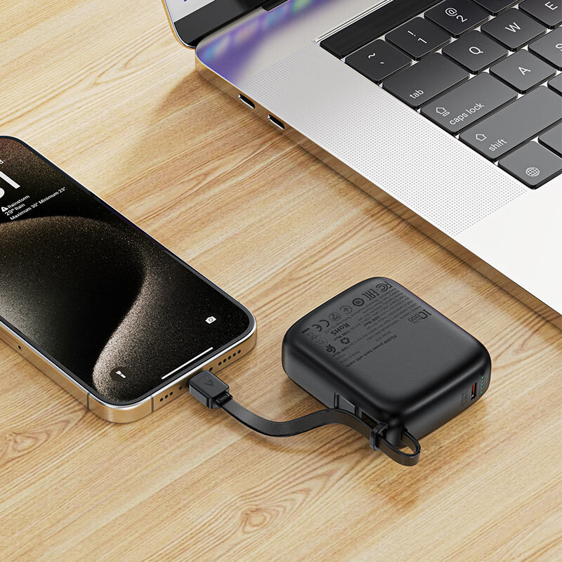 Універсальна мобільна батарея Acefast M15 10000mAh 20W Black (6974316283973)