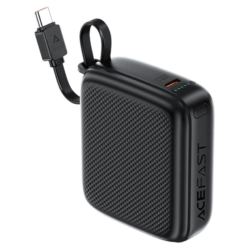Універсальна мобільна батарея Acefast M15 10000mAh 20W Black (6974316283973)