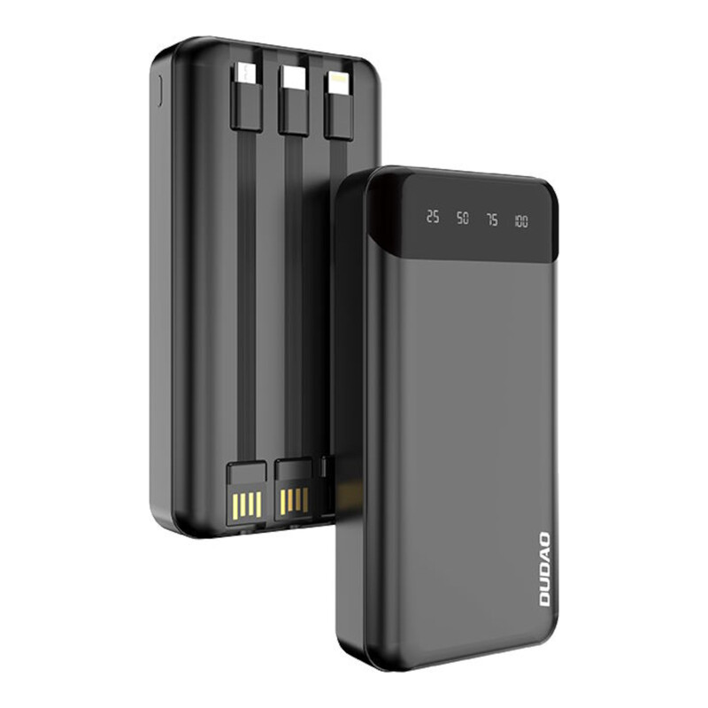 Універсальна мобільна батарея Dudao K6 Pro+ 20000mAh 10W Black (6977196682393)