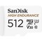 Фото - Карта пам`ятi MicroSDXC 512GB UHS-1/U3 Class 10 SanDisk High Endurance R100/W40MB/s + SD-адаптер (SDSQQNR-512G-GN6IA) | click.ua