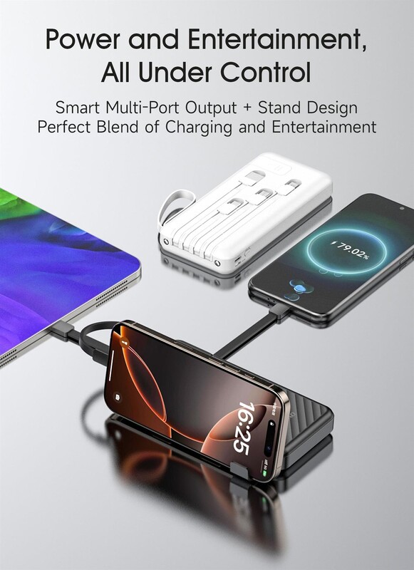 Універсальна мобільна батарея Dudao K11 10000mAh 10W Black (6977196681853)