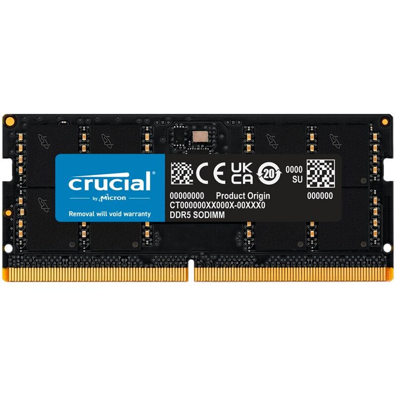 Модуль памяти SO-DIMM 32GB/4800 DDR5 Crucial OEM (CT32G48C40S5T)