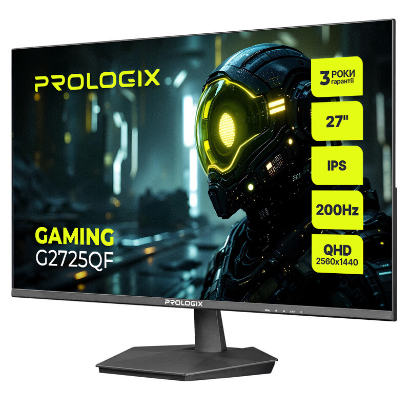 Монітор Prologix Gaming 27" G2725QF IPS Black 200Hz