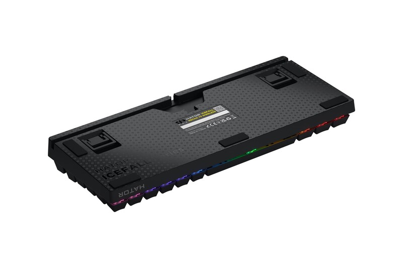 Клавиатура Hator Icefall Mecha 75 Wireless Rainbow Black (HTK275UA)