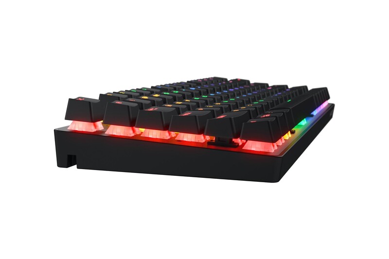 Клавиатура Hator Icefall Mecha 75 Wireless Rainbow Black (HTK275UA)