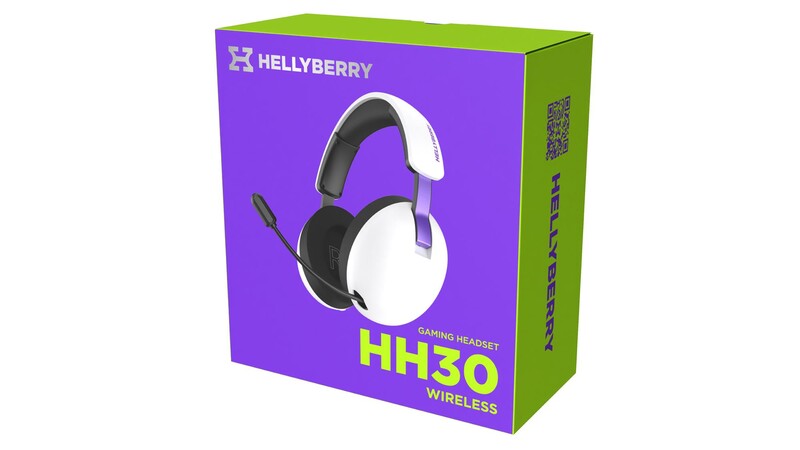 Bluetooth-гарнiтура Hator Hellyberry HH30 Wireless White/Violet (HH30_wireless_WV)