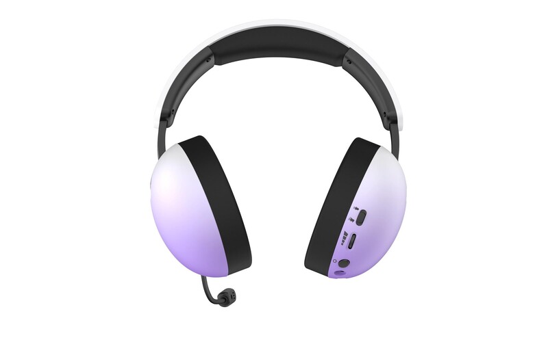 Bluetooth-гарнiтура Hator Hellyberry HH30 Pro Wireless White/Violet (HH30_PRO_wireless_WV)
