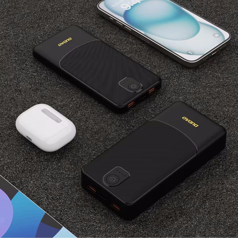 Універсальна мобільна батарея Dudao K10 10000mAh 12W Black (6977196682164)