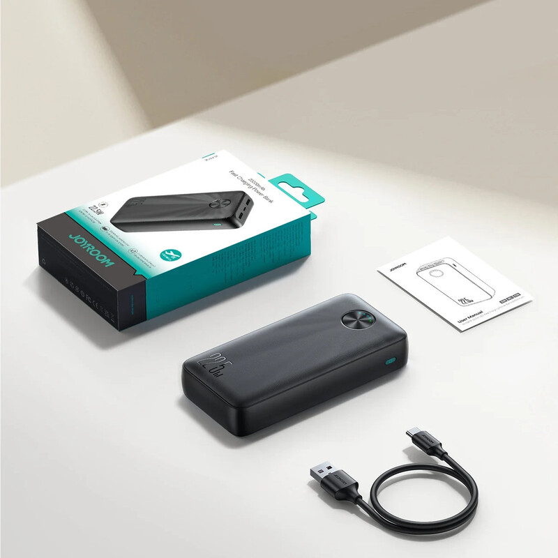 Універсальна мобільна батарея Joyroom 20000 mAh 22.5W Black (JR-QP191)