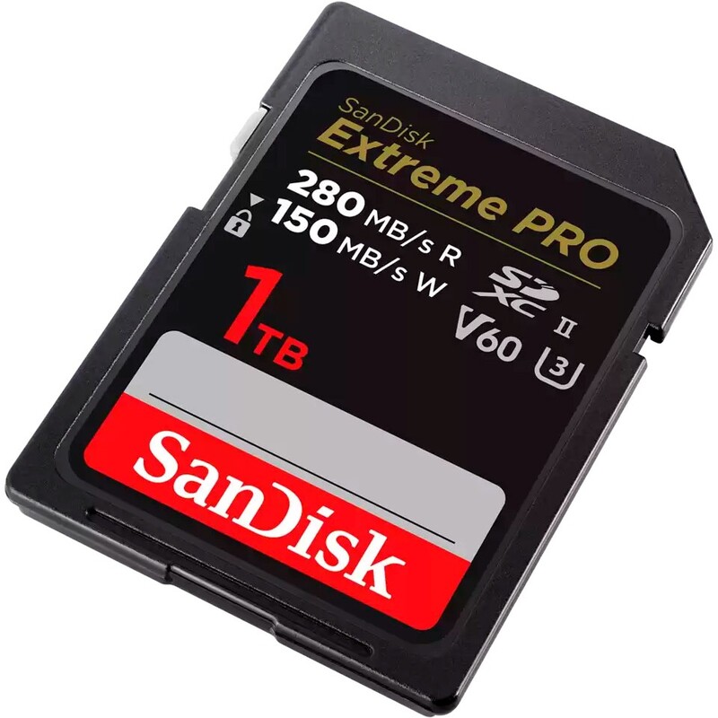 Карта памяти SDXC 1TB UHS-II/U3 Class 10 SanDisk Extreme Pro R280/W150MB/s (SDSDXEP-1T00-GN4IN)