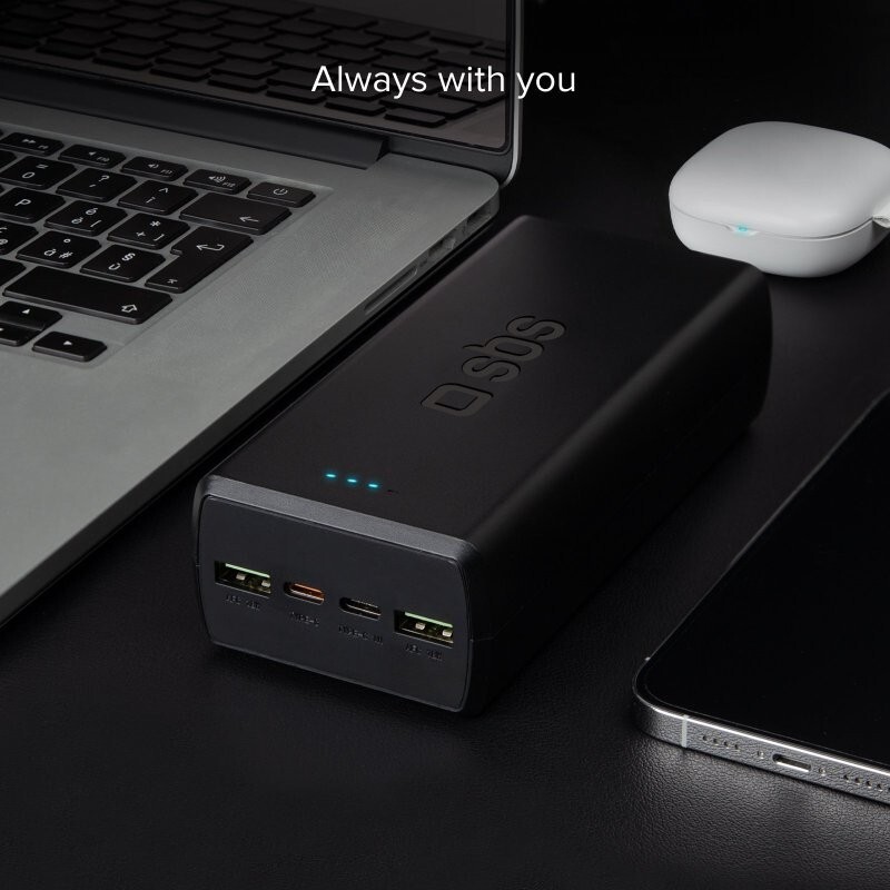 Універсальна мобільна батарея SBS 30000 mAh 20W Black (TTBB30000PD20K)