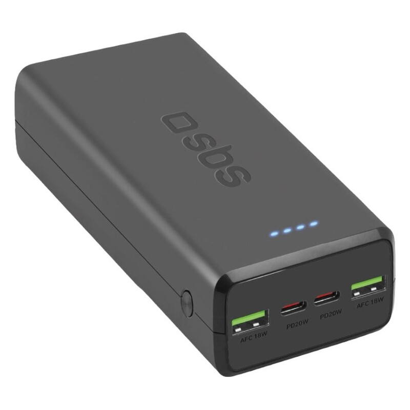 Універсальна мобільна батарея SBS 30000 mAh 20W Black (TTBB30000PD20K)