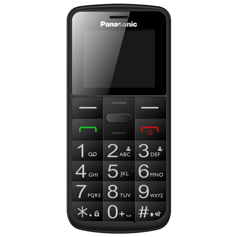 Мобiльний телефон Panasonic KX-TU110 Dual Sim Black (KX-TU110EXB)