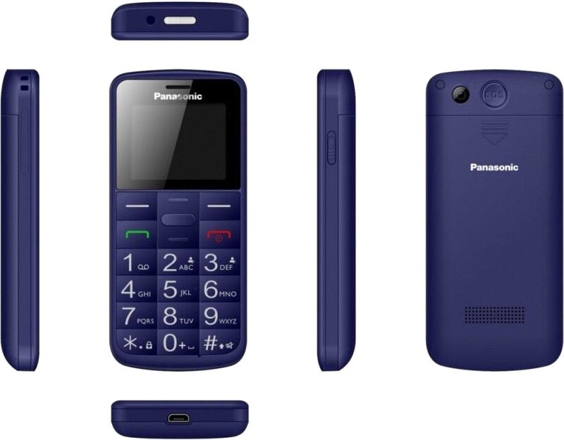Мобiльний телефон Panasonic KX-TU110 Dual Sim Blue (KX-TU110EXC)