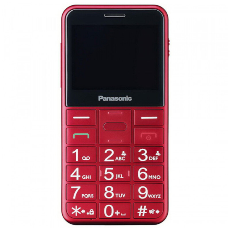 Мобiльний телефон Panasonic KX-TU155 Dual Sim Red (KX-TU155EXRN)