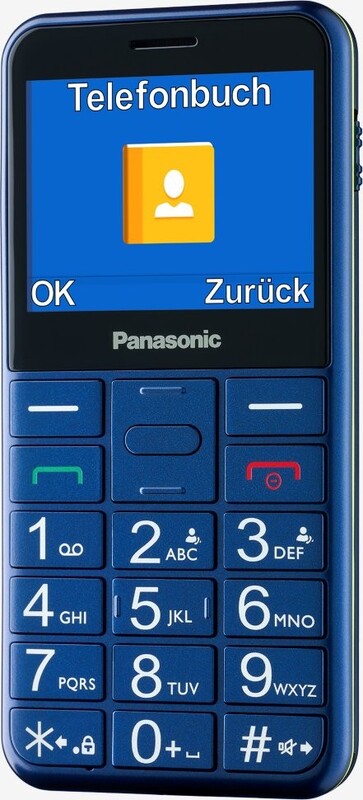 Мобiльний телефон Panasonic KX-TU155 Dual Sim Blue (KX-TU155EXCN)