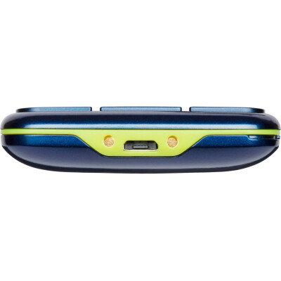 Мобiльний телефон Panasonic KX-TU155 Dual Sim Blue (KX-TU155EXCN)