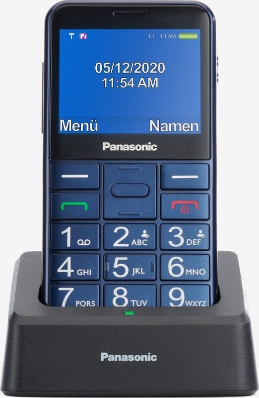 Мобiльний телефон Panasonic KX-TU155 Dual Sim Blue (KX-TU155EXCN)