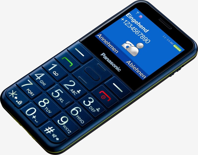 Мобiльний телефон Panasonic KX-TU155 Dual Sim Blue (KX-TU155EXCN)