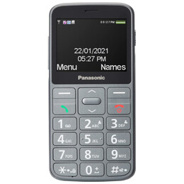 Мобiльний телефон Panasonic KX-TU160 Grey (KX-TU160EXG)