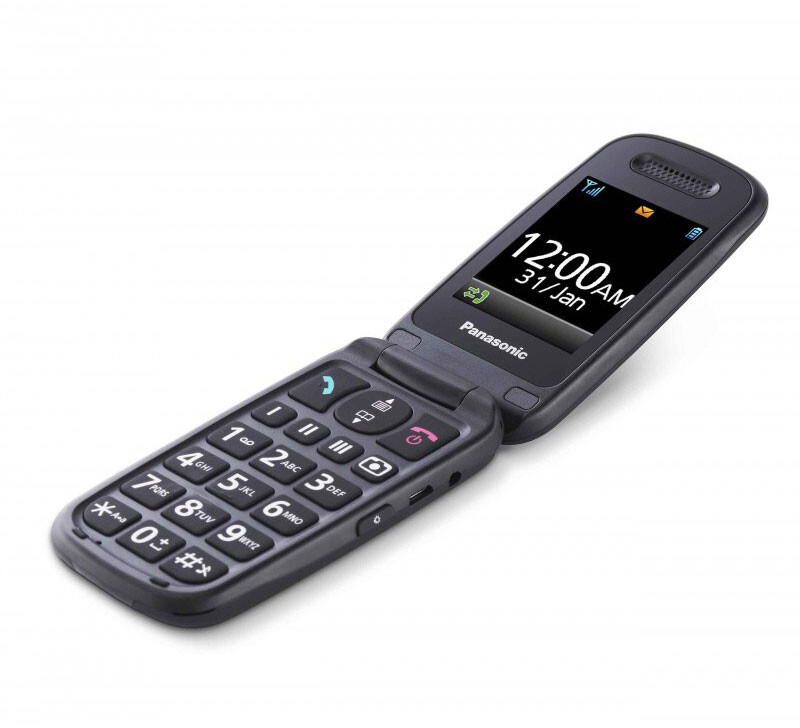 Мобiльний телефон Panasonic KX-TU446 Grey (KX-TU446EXB)