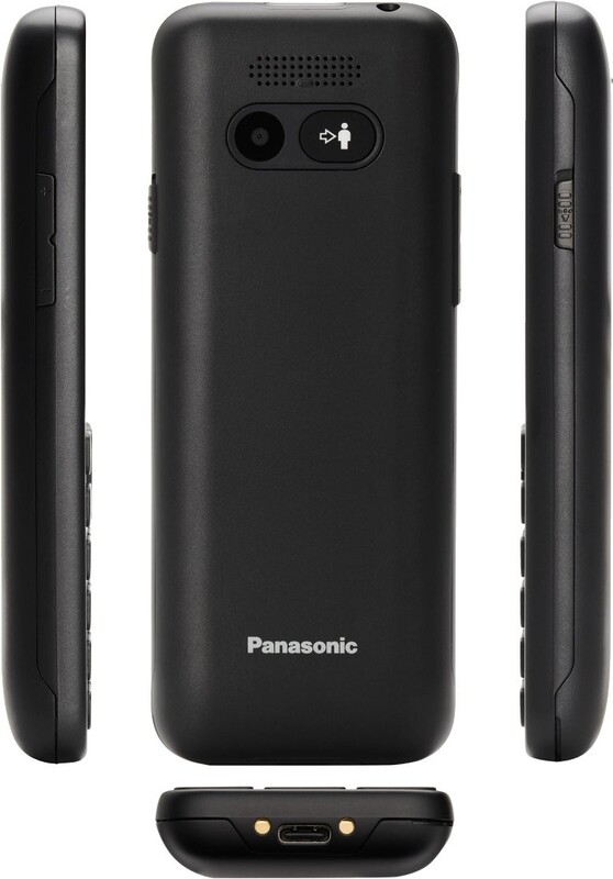 Мобiльний телефон Panasonic KX-TU250 Black (KX-TU250EXB)