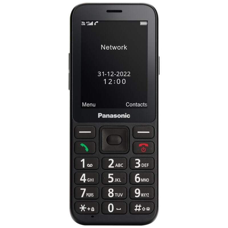 Мобiльний телефон Panasonic KX-TU250 Black (KX-TU250EXB)