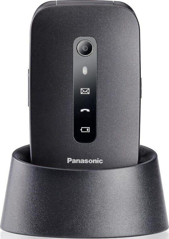 Мобiльний телефон Panasonic KX-TU550 Black (KX-TU550EXB)