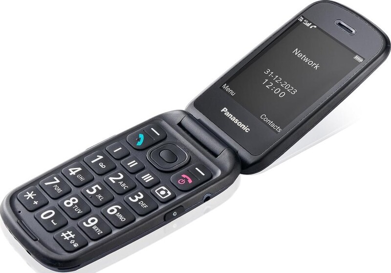 Мобiльний телефон Panasonic KX-TU550 Black (KX-TU550EXB)