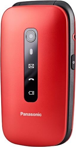 Мобiльний телефон Panasonic KX-TU550 Red (KX-TU550EXR)