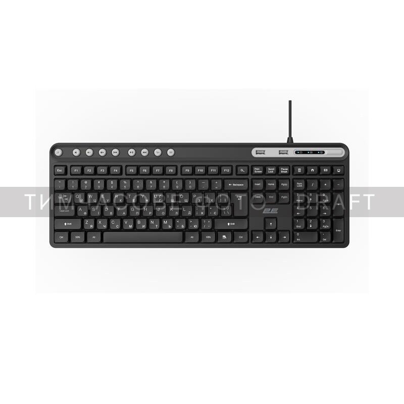 Клавиатура 2E KS1100 Black (2E-KS1100UB_UA)
