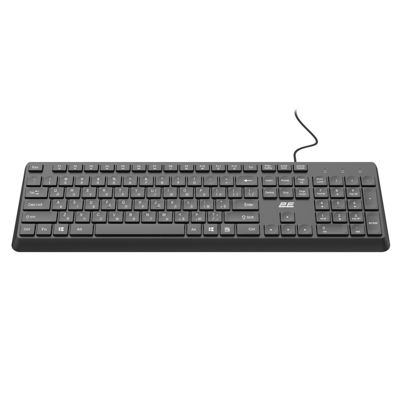 Клавиатура 2E KS405 Black (2E-KS405UBK_UA)