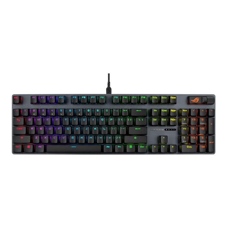 Клавiатура Asus ROG Strix Scope II X Black (90MP03XG-BKMA00)