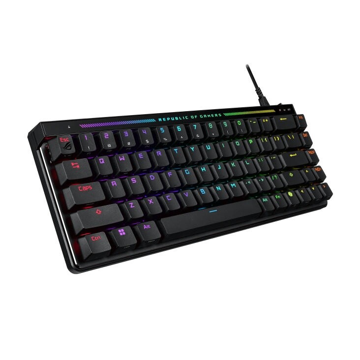 Клавиатура Asus ROG Falchion Ace 68key HFX Magnetic Switches Black (90MP03VE-BKMA00)