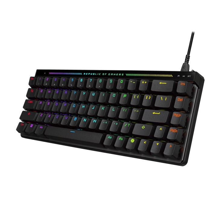 Клавиатура Asus ROG Falchion Ace 68key HFX Magnetic Switches Black (90MP03VE-BKMA00)