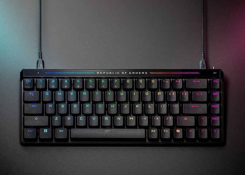 Клавиатура Asus ROG Falchion Ace 68key HFX Magnetic Switches Black (90MP03VE-BKMA00)