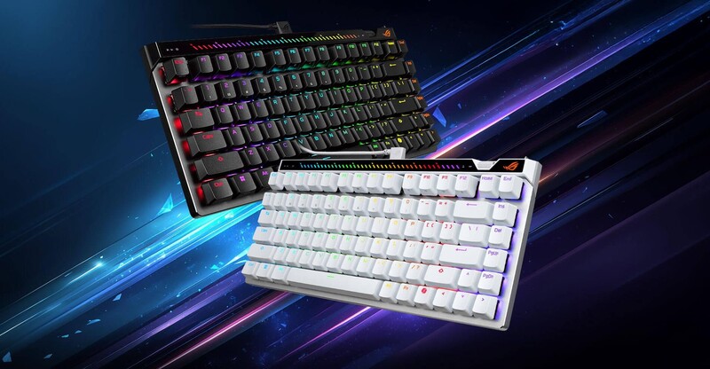 Клавiатура Asus ROG Falchion Ace 75 HE HFX V2 Magnetic Switches Black (90MP047H-BKUA20)