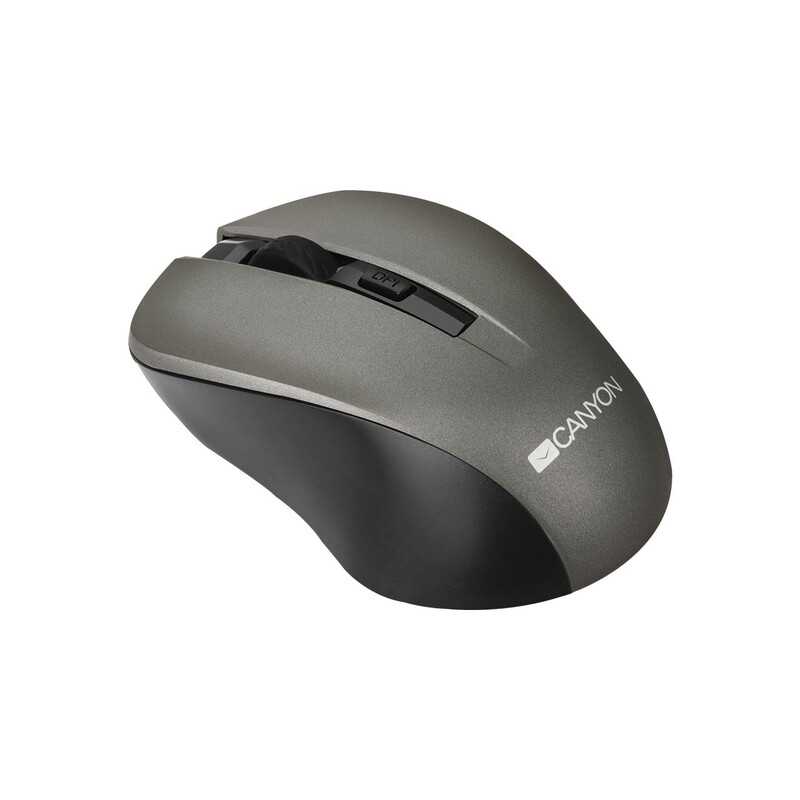 Мышь беспроводная Canyon CNE-CMSW1G Grey