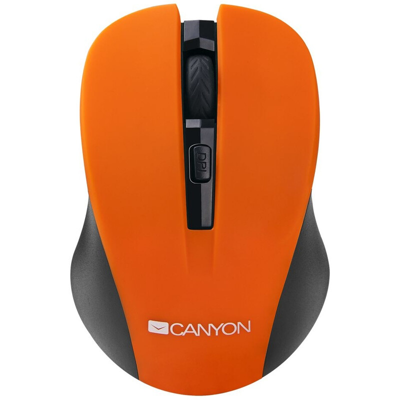 Мышь беспроводная Canyon CNE-CMSW1O Orange