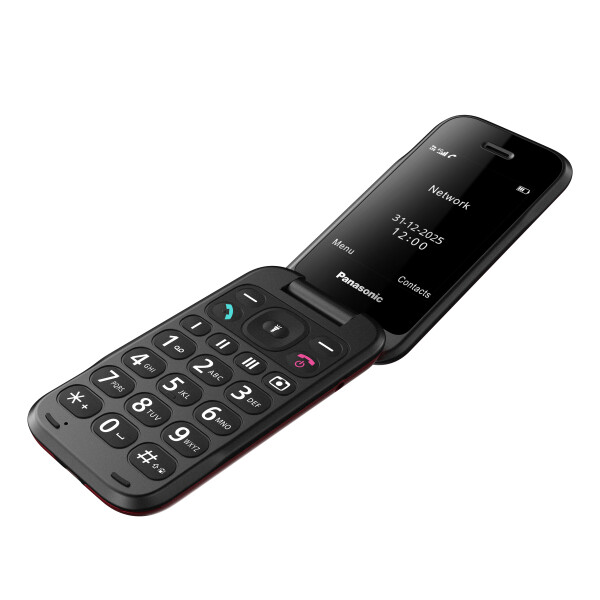 Мобiльний телефон Panasonic KX-TF600 Red (KX-TF600EXR)
